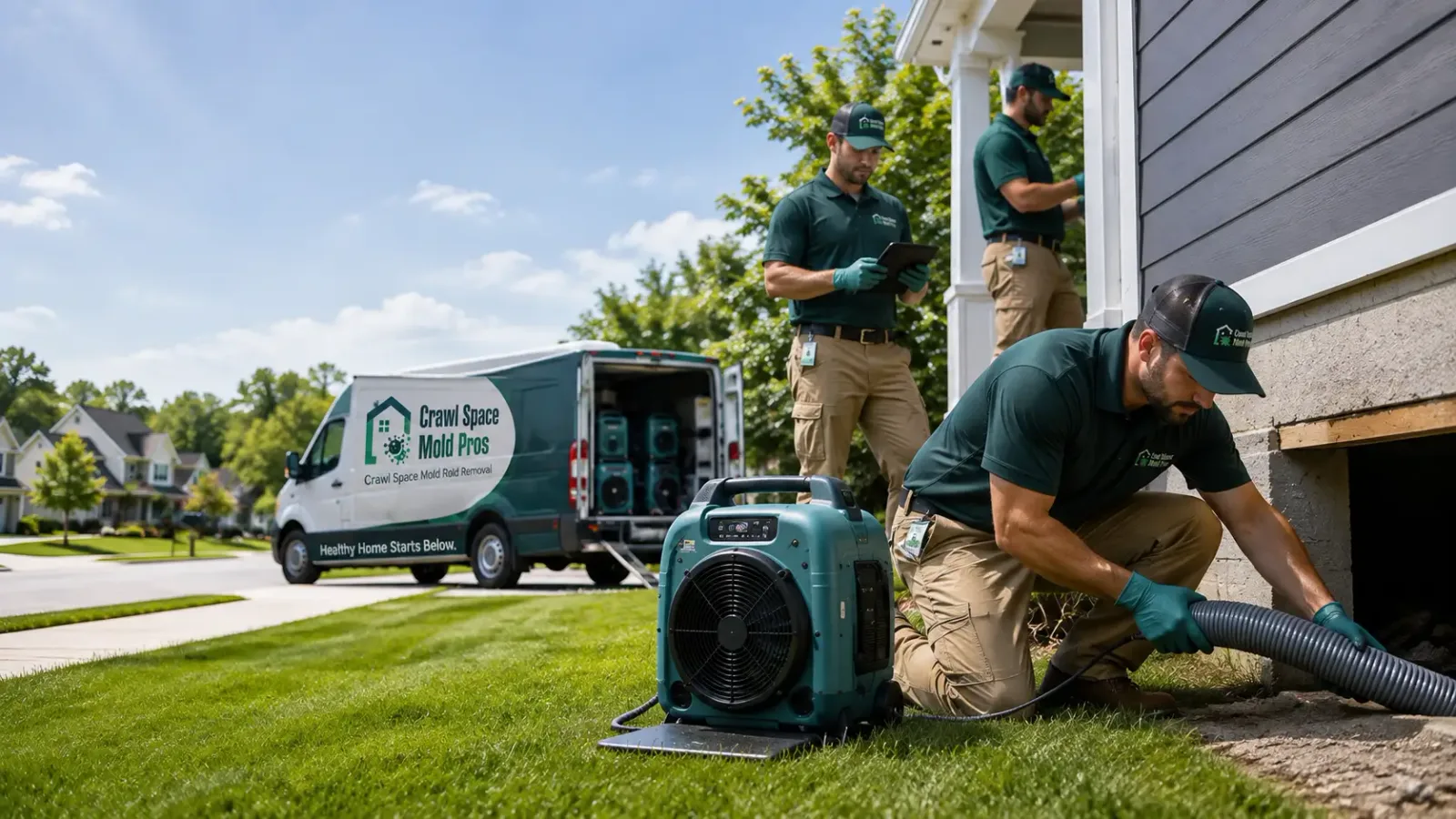 Crawl Space Mold Removal in Laurel, NY